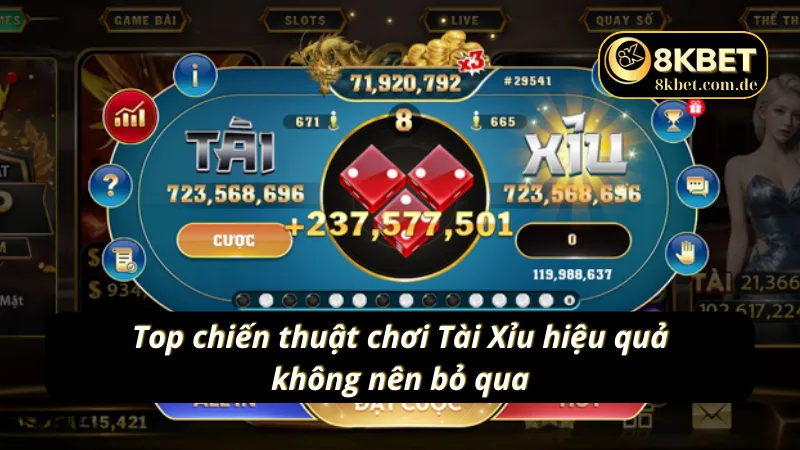 Bật mí chiến thuật chơi Tài Xỉu online hiệu quả top 1 